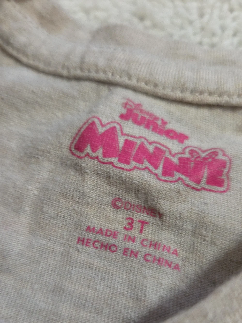 DISNEY JUNIOR MINNIE MOUSE TSHIRT